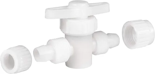 Vista 3 de RecPro Hardware de fontanería RV 06880 Válvula de parada de 2 vías tipo compresión de 1/2" Accesorio de cierre Accesorios