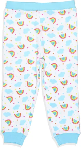 Vista 3 de Nickelodeon - Conjunto de pijama de raglán para niños pequeños, diseño de pistas azules