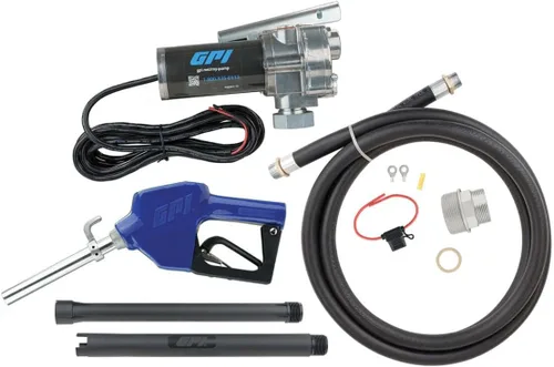 Vista 6 de GPI - Bomba de transferencia de combustible serie M-150, boquilla de cierre automático, 15 GPM, 12 voltios (110000-100)