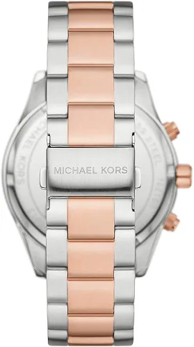Vista 3 de Michael Kors Reloj Layton de cuarzo para hombre plateado Pulsera
