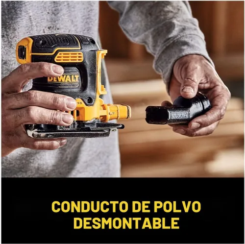 Vista 7 de DEWALT Lijadora inalámbrica de velocidad variable de 1/4 hoja sin escobillas MAX XR de 20 V (solo herramienta) (DCW200B)