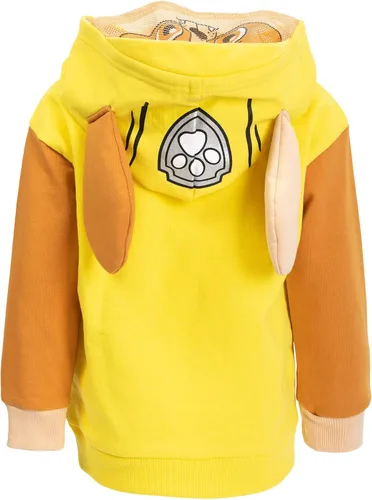 Vista 6 de Paw Patrol Rubble Chase Skye Sudadera Pullover con Capucha de Forro Polar con Cremallera de Niño Pequeño a Niño