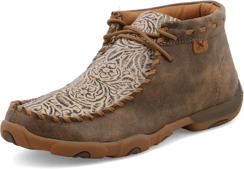 Vista 13 de Twisted X Botas tipo mocasín Chukka para mujer Bombardeo