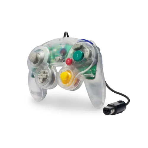 Vista 6 de CirKa - Controlador con cable para GameCube y Wii (transparente)