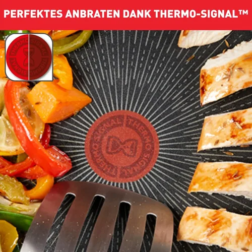 Vista 11 de Tefal Unlimited On, utensilios de cocina premium, sartén de 11 in, antiadherente de mayor duración del Reino Unido, indicador de calor, compatible