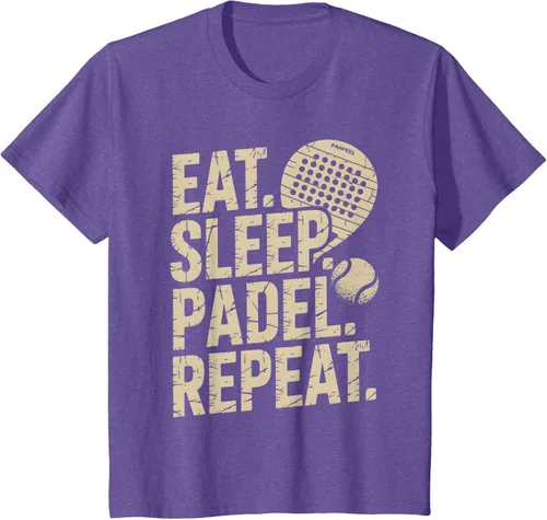 Vista 42 de Camiseta Eat Sleep Padel Repeat Padel Jugador de Tenis