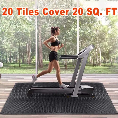 Vista 2 de Kangler Juego de 20 alfombrillas de gimnasio – Alfombrillas de suelo de espuma EVA tipo puzzle, baldosas de suelo de espuma entrelazada de alta