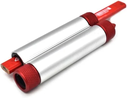 Vista 4 de BIG HORN 19857 Cuerpo de aluminio doble marcador titular para lápiz de carpintero/lápiz de madera