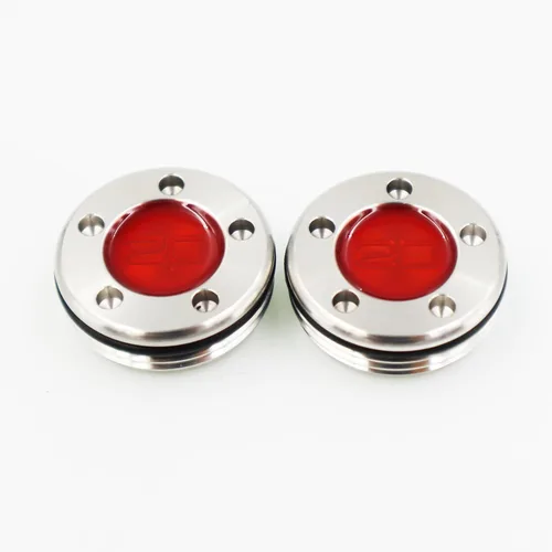 Vista 4 de 2 pesos personalizados de 0.71 oz + llave roja para putters Titleist Scotty Cameron, color rojo Compatible with Titleist Scotty Cameron Putters