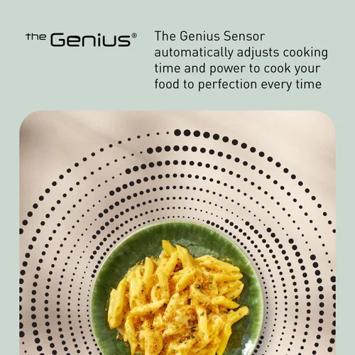 Vista 10 de Panasonic Horno de microondas, 1,3 pies cúbicos 1100W de encimera con sensor Genius de cocción y descongelamiento automático - NN-SD67LS
