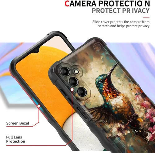Vista 40 de Funda para Galaxy A14 5G, [Doble Capa][Protección contra Caídas de Grado Militar de 10 Pies] [Antideslizante] Funda Resistente a Prueba de Golpes