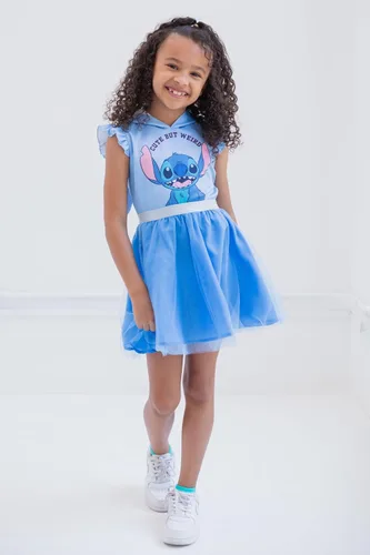 Vista 2 de Disney Minnie Mouse Lilo & Stitch - Vestido de tul de malla para niñas pequeñas a grandes