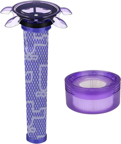 Vista 2 de Fette Filter - Kit de repuesto de filtro de vacío V8 actualizado compatible con Dyson V8 Nueva versión SV25/Dyson V8 Animal Extra 405901-01/Dyson V7