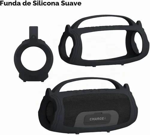 Vista 5 de Funda de silicona para altavoz Bluetooth portátil JBL Charge 4/5
