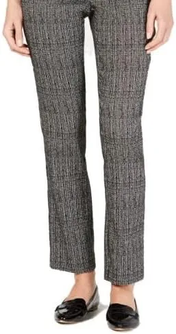 Vista 3 de JM Collection Pantalones Jaquard para mujer color negro talla Petite L Negro L