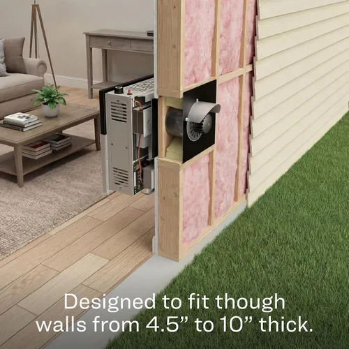Vista 3 de Ashley Hearth DVAG8N - Calentador de pared de gas natural con ventilación directa