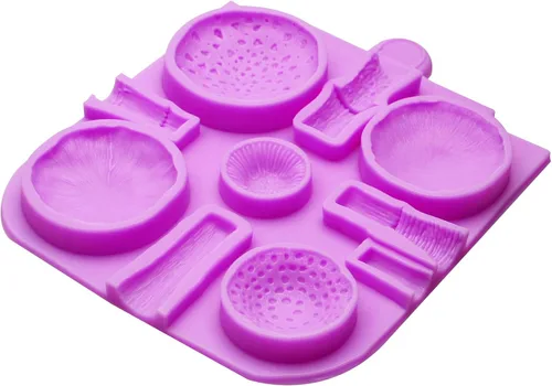 Vista 8 de Molde de silicona para hongos, moldes de chocolate para decoración de pasteles de boda, adornos de cupcakes, pudín, crumble de galletas