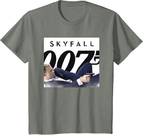 Vista 72 de Official James Bond 007 Camiseta Skyfall, Negro