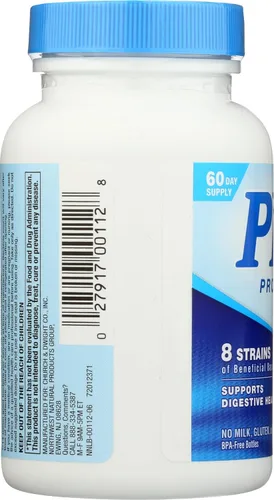 Vista 3 de Nutrition Now Probiótico Acidophilus PB8, sin gluten, 120 cápsulas (paquete de 1)