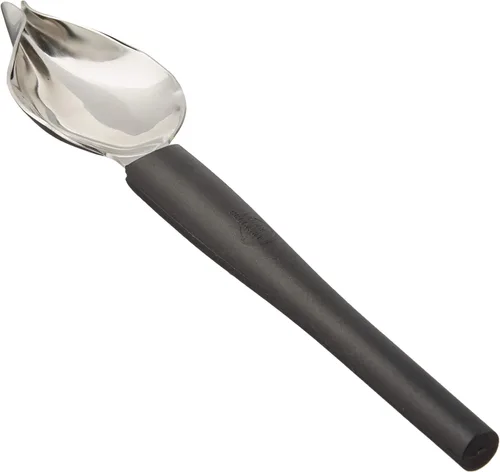 Vista 7 de Mercer Culinary Juego de cucharas decorativas de dibujo de precisión, grande/pequeño, acero inoxidable
