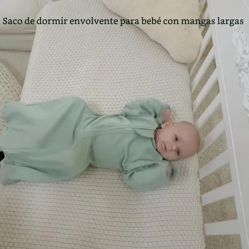 Vista 5 de Transition Swaddle - Saco de dormir para recién nacido de 0 a 3 meses, saco de dormir de transición con puños de manoplas, paquete de 2 sacos