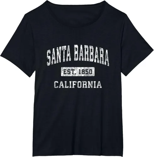 Vista 31 de Camiseta deportiva clásica de Santa Bárbara California CA, Negro, S
