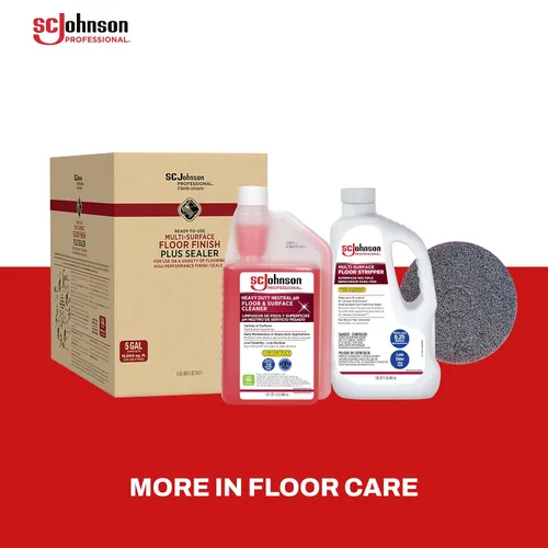 Vista 8 de SC Johnson Professional Limpiador de suelos y superficies de pH neutro resistente, concentrado de limpiador de pisos, botella de 32 onzas líquidas