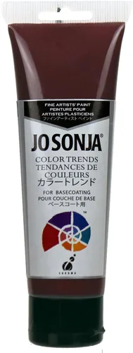 Vista 47 de Jo Sonja Color Trends - Tubo acrílico de flujo mate de 4 onzas - Latón antiguo