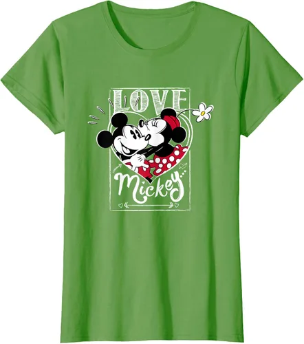 Vista 51 de Disney Mickey & Minnie Mouse Love Mickey - Camiseta para el día de San Valentín
