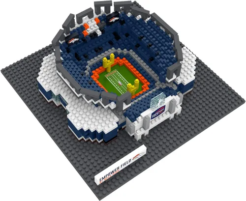 Vista 22 de FOCO NFL Bloques de construcción unisex para adultos 3D Mini BRXLZ con forma de estadio del equipo de la NFL