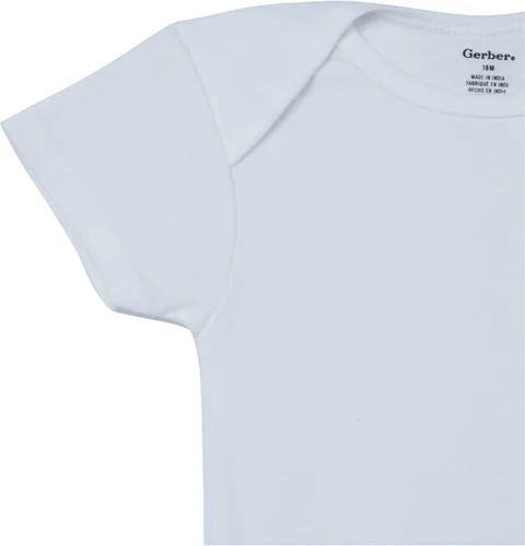 Vista 3 de Gerber - mameluco de manga corta unisex para bebé paquete de 8
