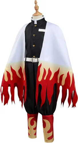 Vista 5 de Cosplay Life Demon Killer Vanquisher Complete Anime Costume Set Kimono Cardigan - Halloween Outfit For Unisex Adult