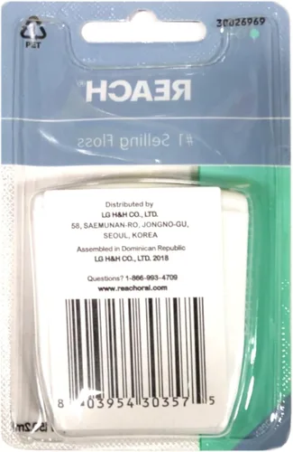 Vista 3 de Hilo dental encerado Reach Mint 164.0 ft (Pack de 2)