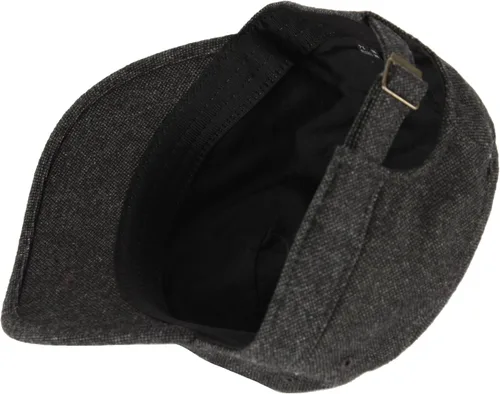 Vista 2 de RaOn A123 Homespun Harris Donegal Tweed Patrón Tela Ejército Gorra Cadete Sombrero Militar