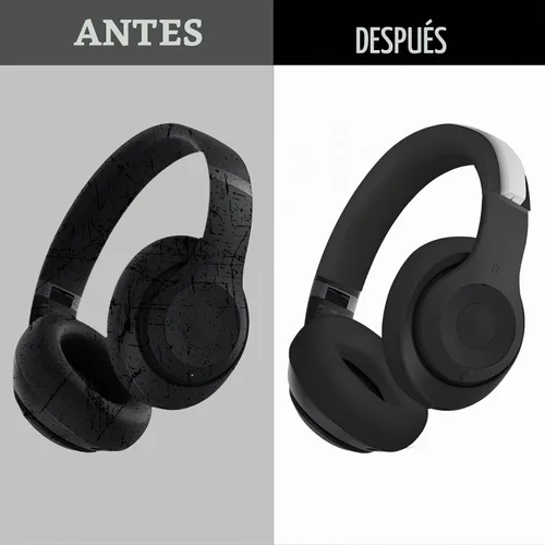 Vista 4 de Studio Pro 3 en 1 - Fundas de silicona para los oídos, antiarañazos, cubierta para la cabeza, para auriculares Beats Studio Pro, accesorios Negro