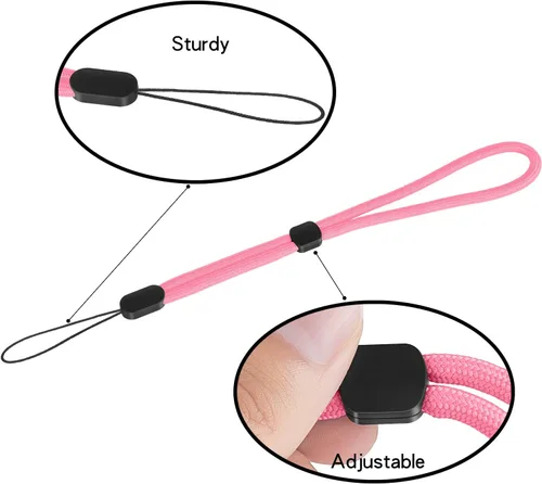 Vista 3 de Improved Replacement Wrist Straps for Oculus Quest 2 Gen Controller -Marked L & R (Pink)