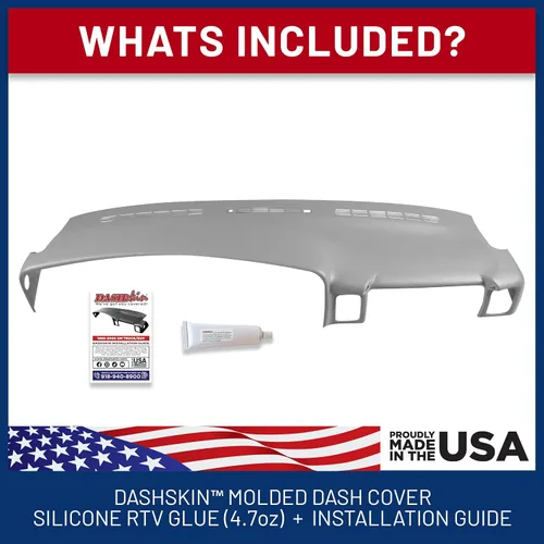 Vista 4 de DashSkin Tapa moldeada para salpicadero (no es una pieza de repuesto) compatible con Tahoe Suburban Yukon Avalanche 2000-2006 y Silverado Sierra