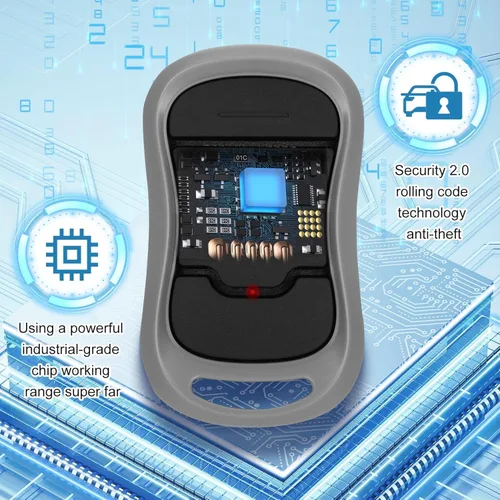 Vista 5 de 1 mando a distancia para abridor de puerta de garaje Genie, compatible con Genie IntelliCode/Overhead CodeDodger Abridor de puerta de garaje, G3T-R