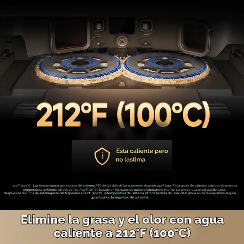 Vista 5 de dreame Matrix10 Pro Robot Aspirador y Trapeador con AI RGB Evitar Muelle de conmutación multitrapeador para múltiples superficies, succión de 30,000