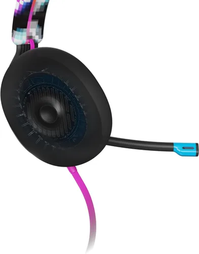 Vista 4 de Auriculares para videojuegos Skullcandy SLYR Pro multiplataforma con cable, micrófono removible, diseño liviano, almohadillas de espuma