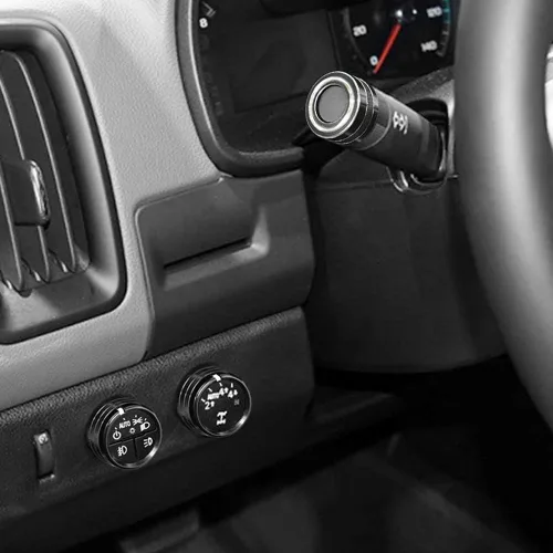 Vista 5 de Cubierta de perilla de audio de CA compatible con Chevrolet Chevy Colorado GMC Canyon 2015-2022 consola central control de clima automático señal