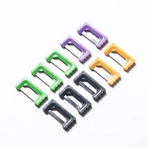 Vista 12 de SNAWOP Tiras interproximales dentales 10PC Ortodoncia Reducción de esmalte Kit de pulido IPR/IR (gris)