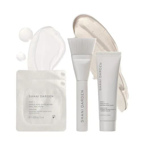 Vista 9 de SHANI DARDEN SKIN CARE Exfoliante Triple Ácido, Exfoliante Facial de 2 Pasos con Ácidos Mandélico, Láctico y Glicólico, Mascarilla Neutralizante