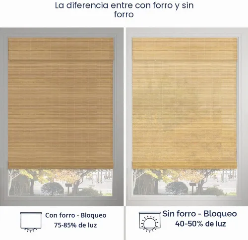 Vista 5 de Persianas de madera para ventana, persianas enrollables opacas con forro de bambú, fácil instalación para el hogar y el jardín, patrón 1