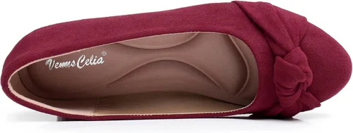 Vista 4 de VenusCelia Zapatos planos deslumbrantes para mujer