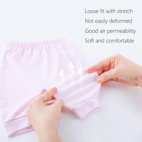 Vista 3 de Hakochia Pantalones deportivos para bebé, pantalones deportivos 100% algodón para bebés, niños y niñas, pantalones suaves y cómodos con amplio