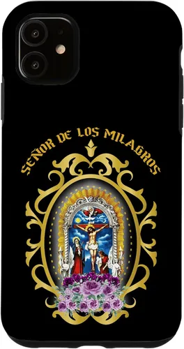 Vista 8 de El Señor de Los Milagros es el patrón de la funda peruana Lima Perú para iPhone 17