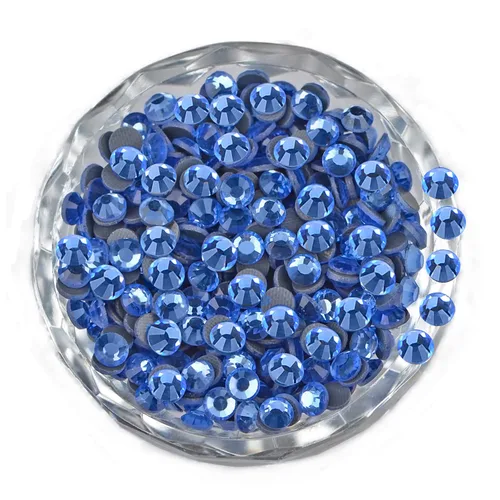 Vista 20 de LPBeads 10000 unidades de diamantes termoadhesivos SS6 amatista con parte trasera plana, gemas de diamantes de imitación de cristal redondas