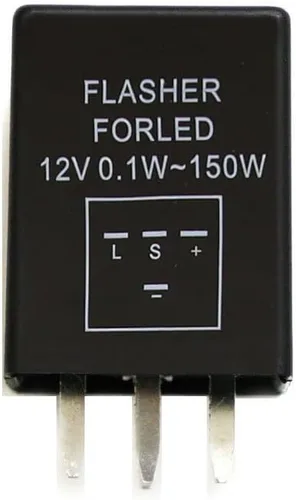 Vista 7 de iJDMTOY Relé electrónico de 4 pines EP29 EP29N para luces LED de giro, solución para intermitentes de flash rápido hiper