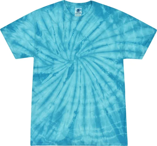 Vista 21 de Colortone Camisetas de teñido anudado de araña para hombres y mujeres, camisetas unisex de manga corta con teñido anudado para adultos Blaze